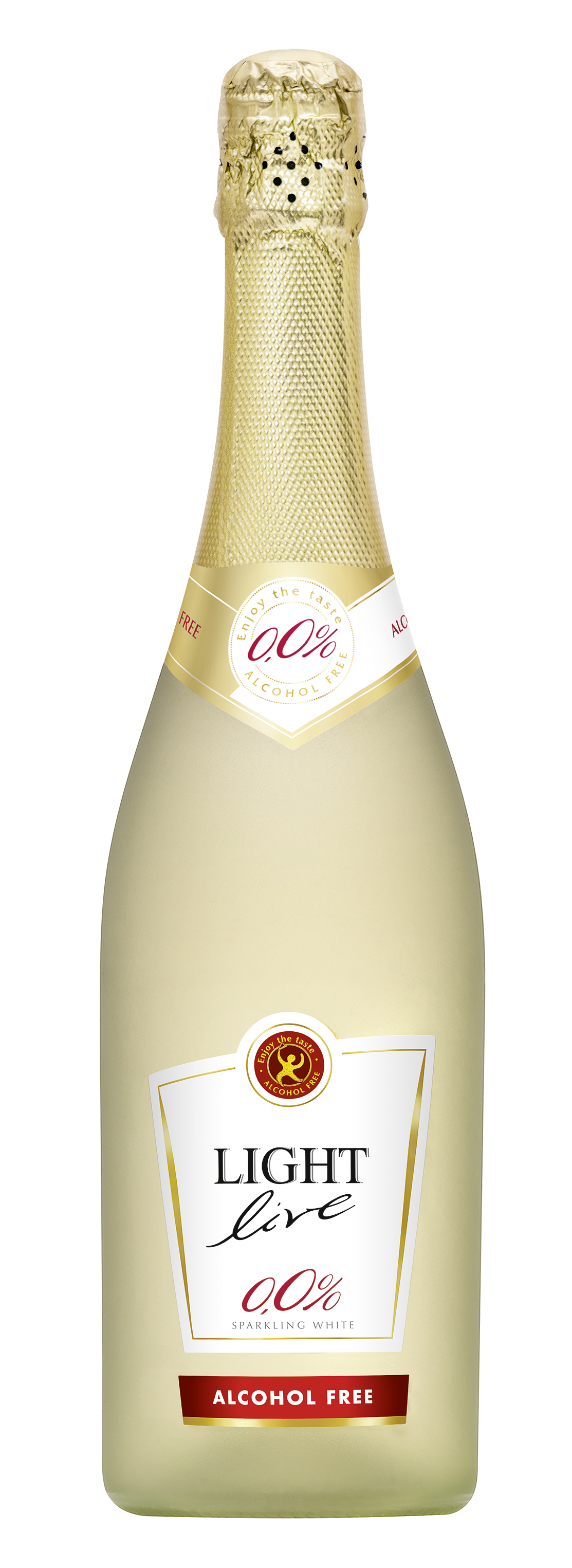 Bild:  Abbildung zeigt das Produkt LIGHT live Sparkling WHITE 0,0%